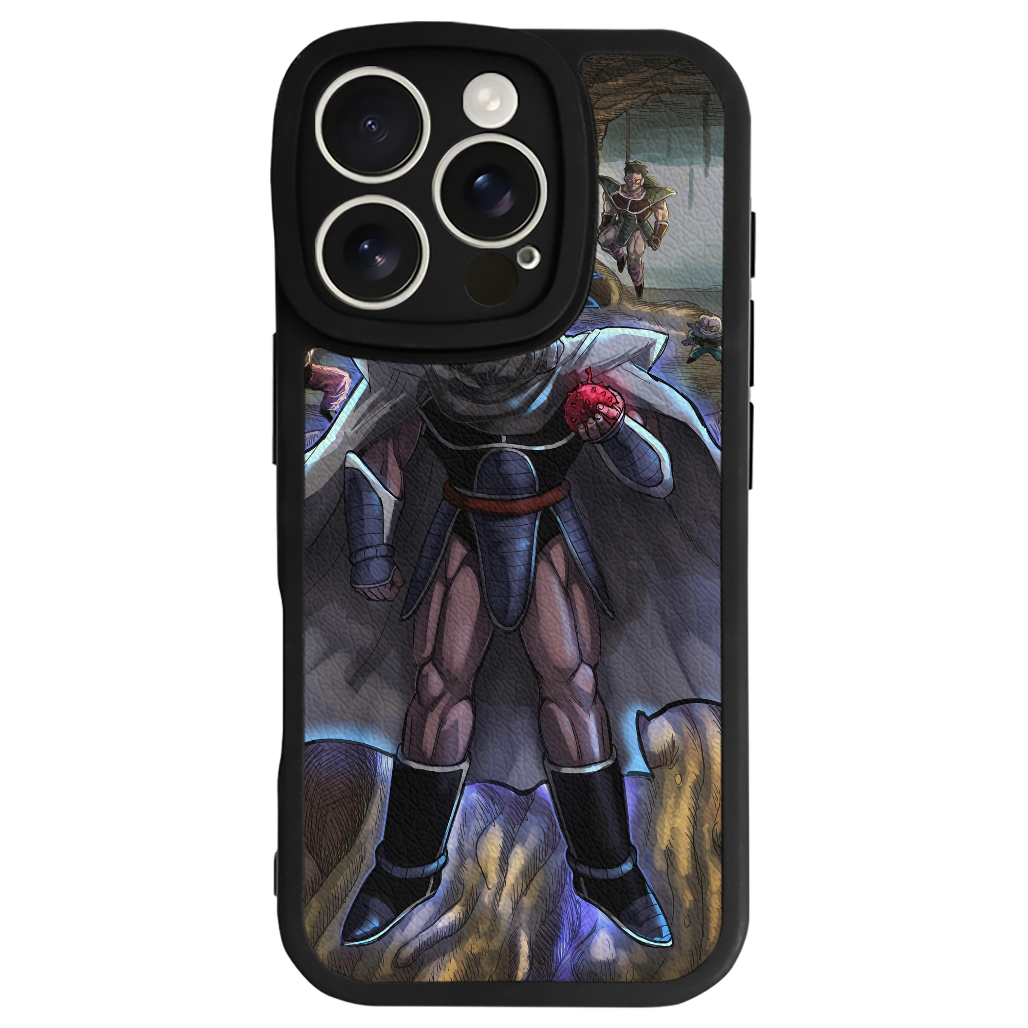 （画像用） ドラゴンボール DRAGON BALL 【iPhone 16シリーズ対応】シリコンスマホケース（レザー調） 材質：シリコン